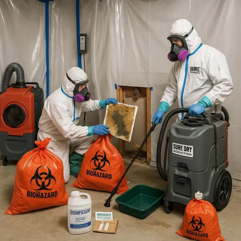 Contaminated Water Handling Protocols process in Jackson County, OH